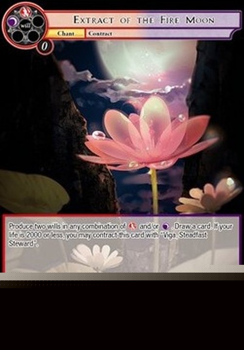 Force of Will NWE Extract of the Fire Moon // Berserker (V.2 - Secret Rare)