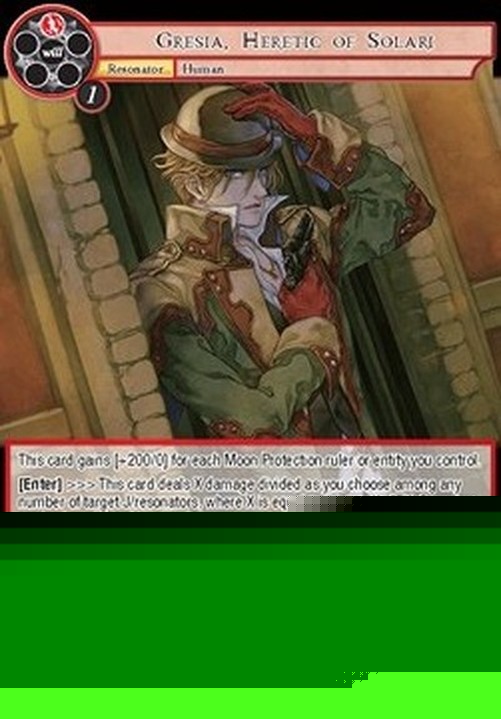 Force of Will NWE Gresia, Heretic of Solari