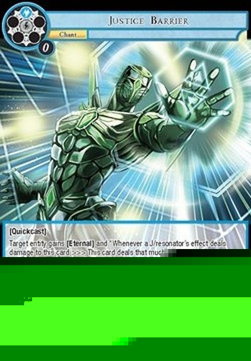 Force of Will NWE Justice Barrier