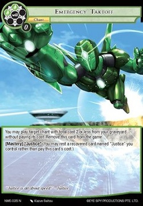 Force of Will NWE Emergency Takeoff