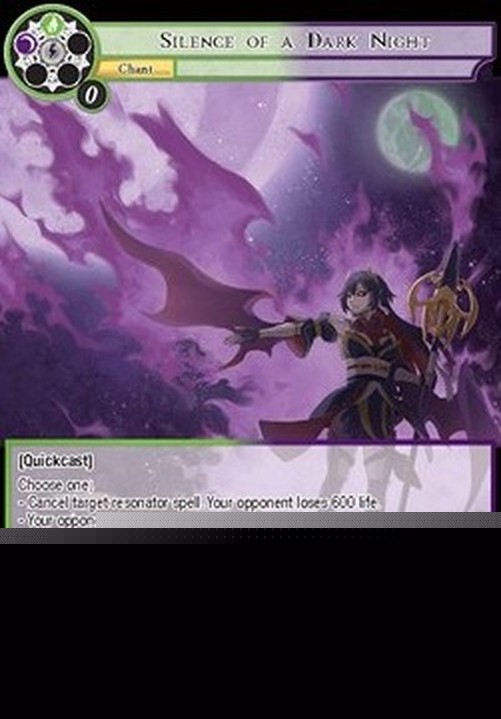 Force of Will NWE Silence of a Dark Night