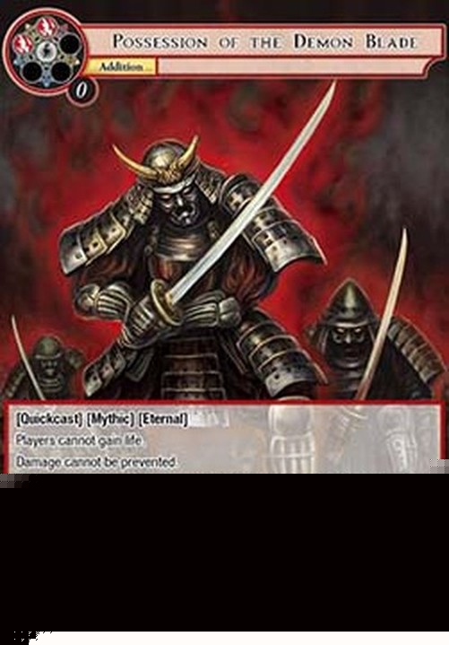 Force of Will ABC Possession of the Demon Blade (V.1 - Marvel Rare)