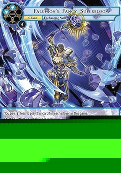 Force of Will ABC Falchion's Fancy Superbloom (V.2 - Super Rare)