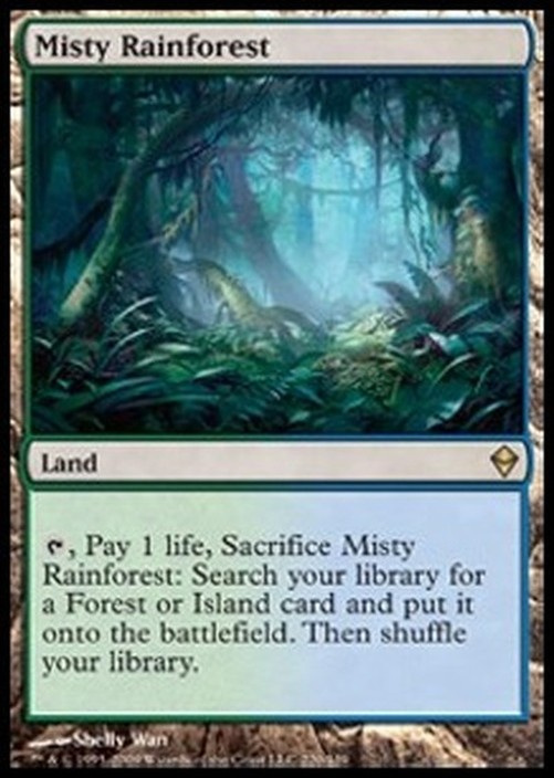 Magic: The Gathering Misty Rainforest
