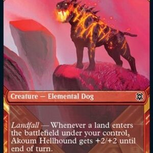 Magic: The Gathering Akoum Hellhound