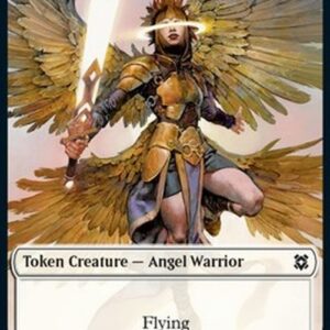 Magic: The Gathering Angel Warrior Token (W 4/4) // Insect Token (G 1/1)