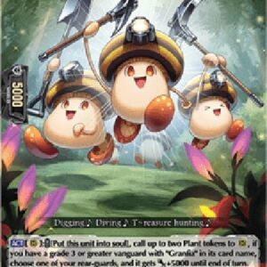 Cardfight!! Vanguard DZ-Burrow Mushrooms [D Format] (V.2 - Trial Deck Rare)