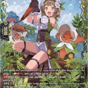 Cardfight!! Vanguard DZ-Harvest Elf [D-Format] (V.2 - Double Frame Rare)