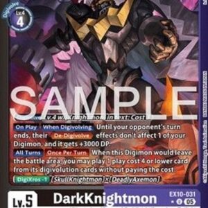 Digimon DarkKnightmon (-031) (V.2)
