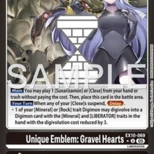 Digimon Unique Emblem: Gravel Hearts (-069) (V.2)