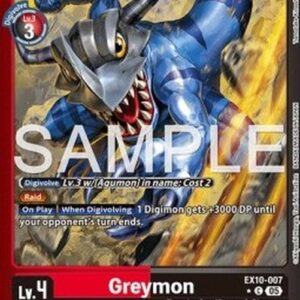 Digimon Greymon (-007) (V.2)