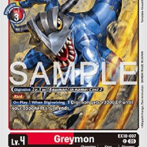 Digimon Greymon (-007) (V.1)