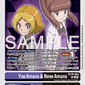 Digimon Yuu Amano & Nene Amano (-064) (V.1)