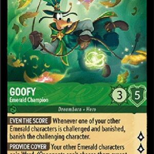 Lorcana 10WHI Goofy - Emerald Champion
