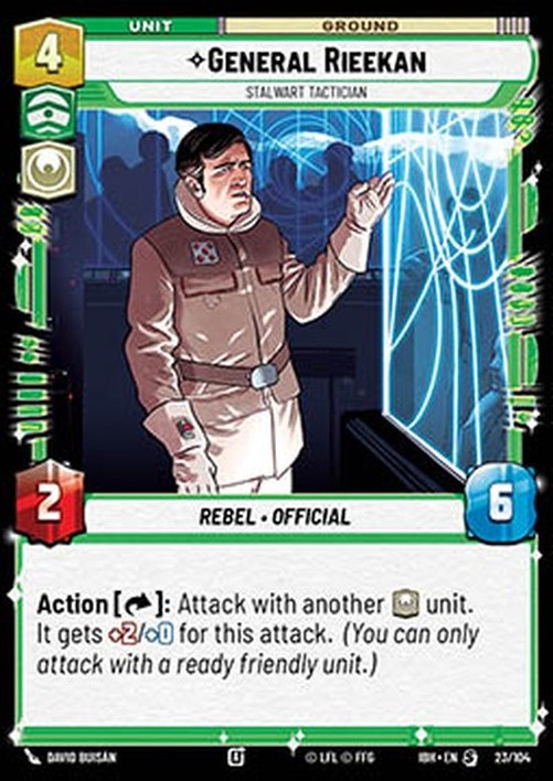 Star Wars Unlimited IBH General Rieekan, Stalwart Tactician (V.1) German