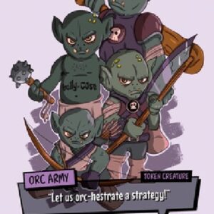 Magic: The Gathering Orc Army Token (Black 0/0)