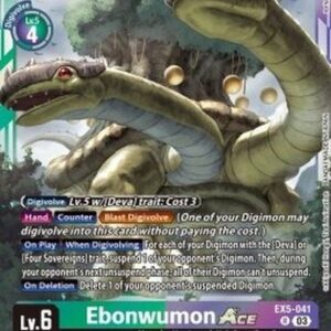 Digimon Ebonwumon Ace (-041) (V.1)