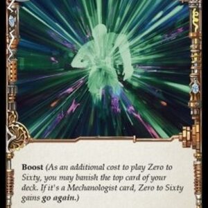 Flesh And Blood ARC-U Zero to Sixty (Yellow)