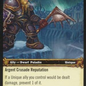 World of Warcraft TCG Crusader Lord Dalfors
