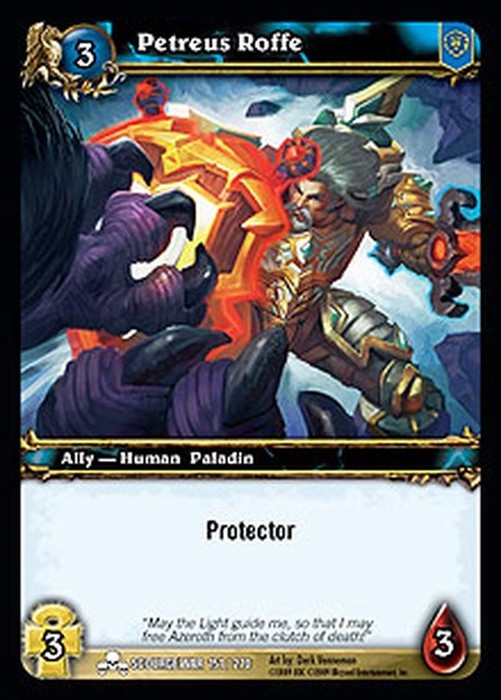 World of Warcraft TCG Petreus Roffe