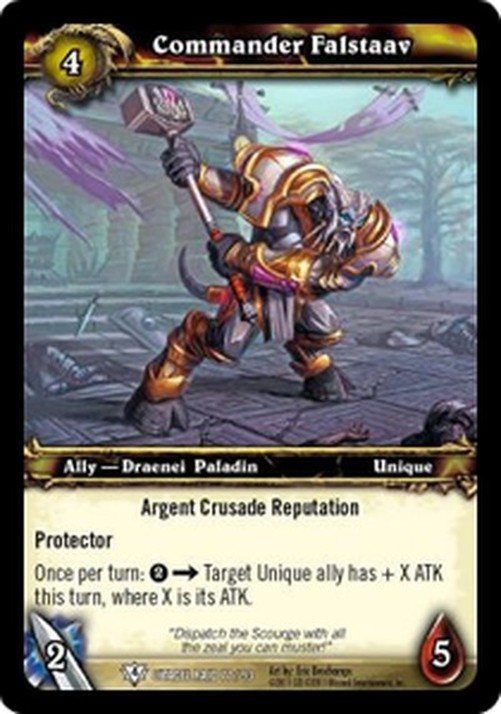 World of Warcraft TCG Commander Falstaav