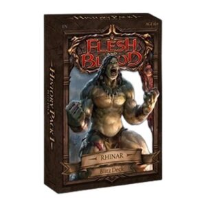 Flesh And Blood 1HR History Pack 1 - Rhinar Blitz Deck