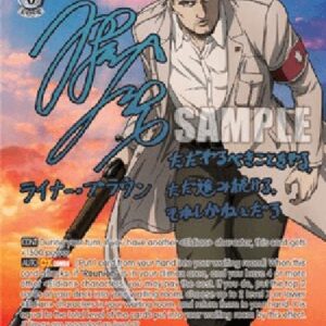 Weiß Schwarz AOT/Reiner: Haunted by His Own Advice (V.2 - Super Special Rare)