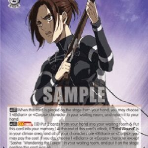 Weiß Schwarz AOT/Sasha: "Wandering the Forest" (V.2 - Super Rare)