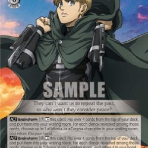 Weiß Schwarz AOT/Armin: Lending a Hand (V.1 - Double Rare)