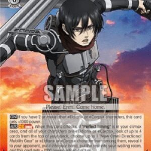 Weiß Schwarz AOT/Mikasa: Recovery Mission (V.1 - Double Rare)