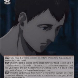Weiß Schwarz AOT/Bertholdt: Reserved Thoughts (V.2 - Super Rare)