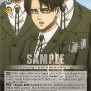 Weiß Schwarz AOT/Levi: Drawing Boundaries (V.1 - Rare)