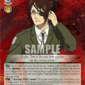 Weiß Schwarz AOT/Hange: Scout Regiment Commanding Officer (V.1 - Rare)