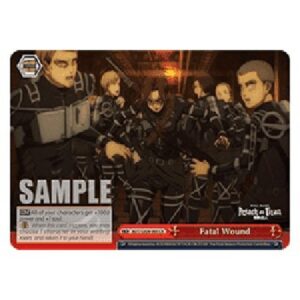 Weiß Schwarz AOT/Fatal Wound (V.1 - Climax Rare)