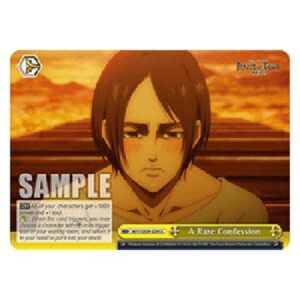 Weiß Schwarz AOT/A Rare Confession (V.1 - Climax Common)