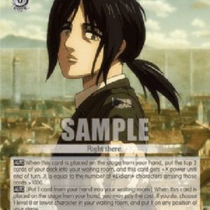 Weiß Schwarz AOT/Pieck: Pointing Out the Enemy