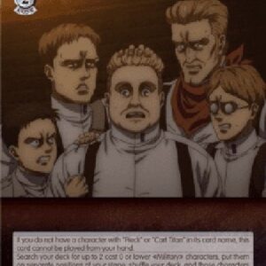 Weiß Schwarz AOT/The Panzer Unit