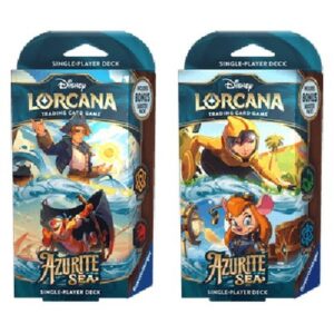 Lorcana 6AZS Azurite Sea: 2 Starter Deck Set