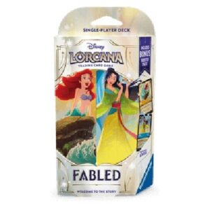 Lorcana 9FAB Fabled: Amber & Sapphire Starter Deck