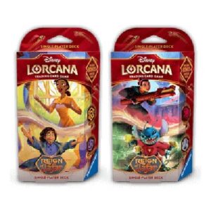 Lorcana 8JAF Reign of Jafar: 2 Starter Deck Set