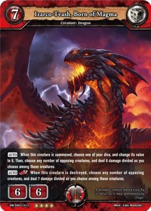 Dragoborne PR Izarco-Tvash, Born of Magma