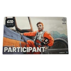 Star Wars Unlimited Sector Qualifiers 2025 Participant "Poe Dameron, One Hell of a Pilot" Playmat