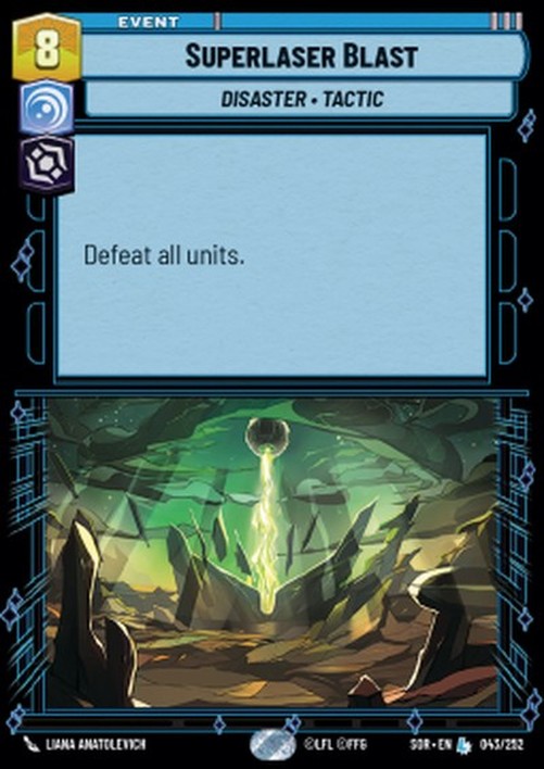 Star Wars Unlimited Superlaser Blast