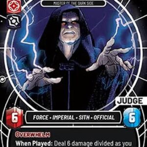 Star Wars Unlimited Emperor Palpatine, Master of the Dark Side (V.2)