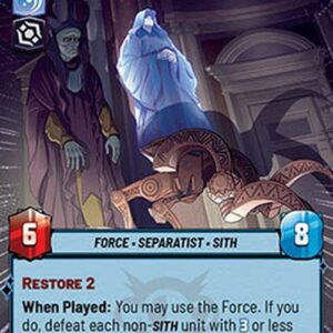 Star Wars Unlimited Darth Sidious, The Phantom Menace