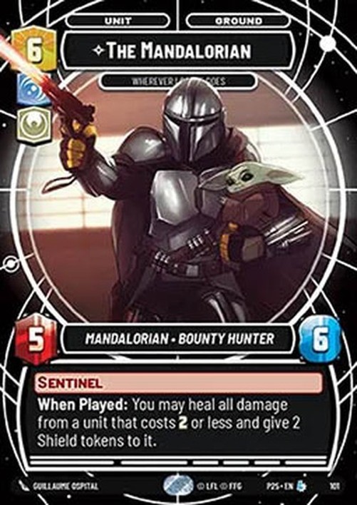 Star Wars Unlimited The Mandalorian, Wherever I Go, He Goes (V.1)