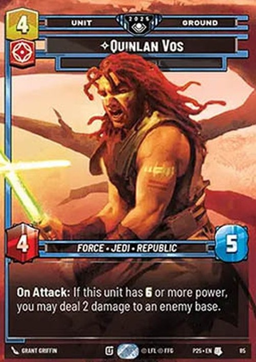 Star Wars Unlimited Quinlan Vos, Dark Disciple