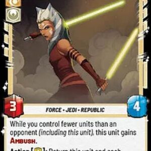 Star Wars Unlimited Ahsoka Tano, Always Ready For Trouble