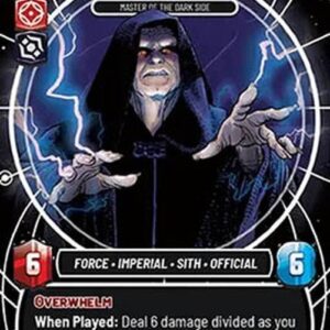 Star Wars Unlimited Emperor Palpatine, Master of the Dark Side (V.1)