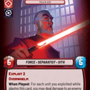 Star Wars Unlimited Count Dooku, Fallen Jedi